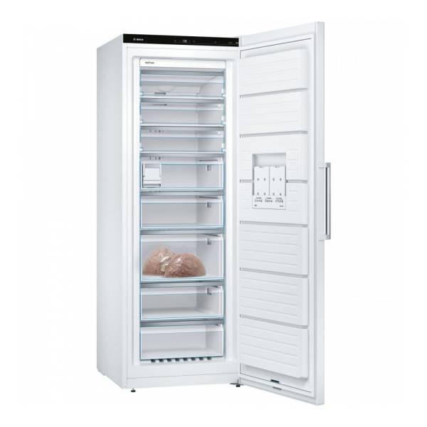 Réfrigérateur congélateur à poser porte réversible Bosch KGN36VLED 237L /  87L, inox